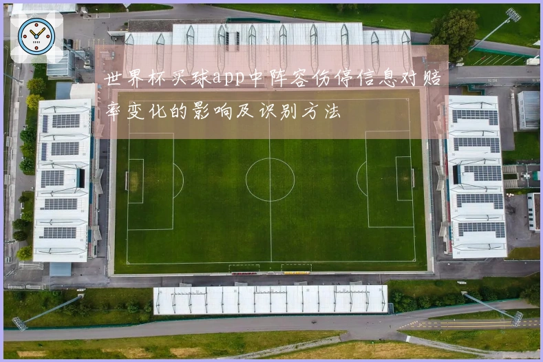 世界杯买球app中阵容伤停信息对赔率变化的影响及识别方法